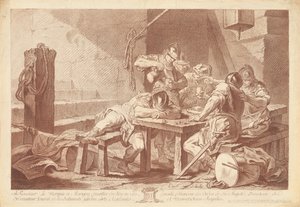 Corpo di guardia da Jean Charles François after Carle Van Loo