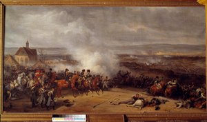 Battaglia di Laubressel vicino a Troyes il 3 marzo da Jean Charles Langlois