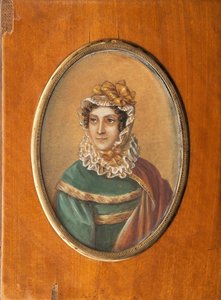 Ritratto di Jeanne Louise Henriette Campan, nata Genet, 1752-1822 da Jean Charles Nicaise Perrin