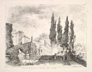 Veduta dei giardini di Villa d