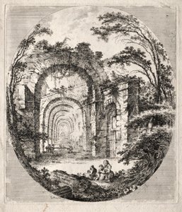 Rovine antiche da Jean Claude Richard de Saint Non