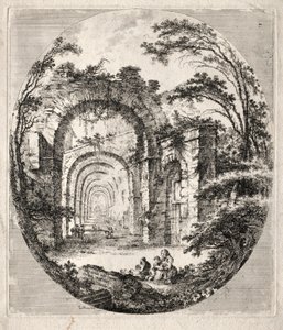 Rovine antiche da Jean Claude Richard de Saint Non