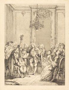 Il concerto da Jean Claude Richard de Saint Non after Hubert François Gravelot