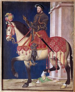 Ritratto equestre di Francesco I. Scuola di Jean Clouet da Jean Clouet