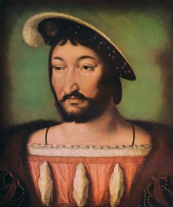 Ritratto di Francesco I di Francia, XVI secolo da Jean Clouet
