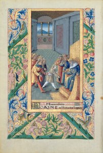 Ms Lat. Q.v.I.126 f.53v Davide inviato a Saul, dal 
