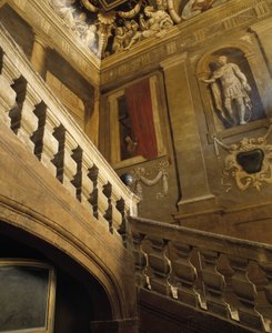 Architettura barocca: scala dipinta in trompe l