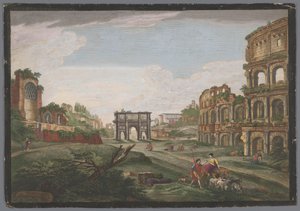 Veduta delle rovine dell