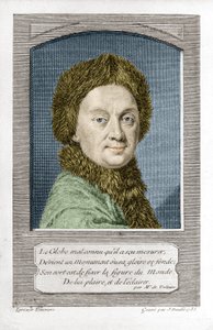 Pierre Louis Moreau de Maupertuis, astronomo (1698 - 1759), inciso da J. Daullé nel 1755