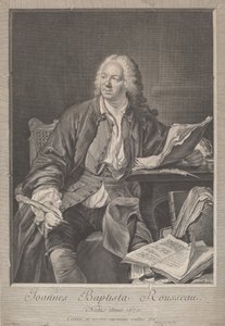 Jean-Baptiste Rousseau da Jean Daullé, after Jacques Andre Joseph Camelot Aved