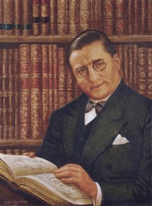Armand Albert Rateau nella sua biblioteca, di Jean Dunand (1877-1942) da Jean Dunand
