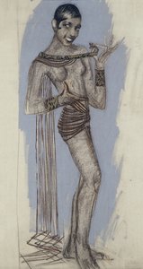 Josephine Baker - Un Modellino per un Importante Pannello di Lacca, c.1927