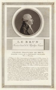 Ritratto di Charles-Francois Lebrun, duca di Plaisance