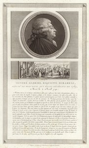 Ritratto di Honoré Gabriel Riqueti, conte di Mirabeau