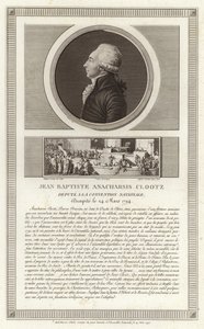 Ritratto di Jean-Baptiste du Val-de-Grace, barone de Cloots