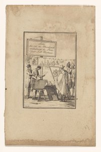 Bancarella di un venditore di stampe da Jean Duplessis Bertaux