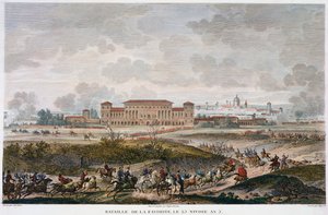 La Battaglia di La Favorite, Italia, 25 Nivose, Anno 5 gennaio 1797 da Jean Duplessis Bertaux