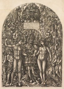 Matrimonio di Adamo ed Eva, 1555 da Jean Duvet