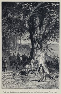 "Vide guerrieri ostili, in abiti colorati e armature scintillanti" da Jean Edouard Dargent