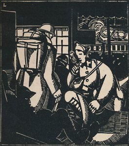 I soldati alla stazione, 1919