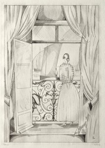 Il balcone sul mare da Jean Emile Laboureur