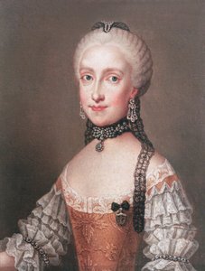 Infanta Maria Ludovica, figlia di Carlo III di Spagna e moglie di Leopoldo II (1747-92) imperatore del Sacro Romano Impero e granduca di Toscana da Jean Étienne Liotard