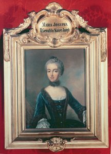 Maria Josepha di Baviera seconda moglie di Giuseppe II (1741-90) Imperatore del Sacro Romano Impero