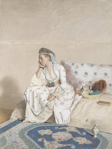 Ritratto di Marie Fargues, moglie del pittore, in costume turco