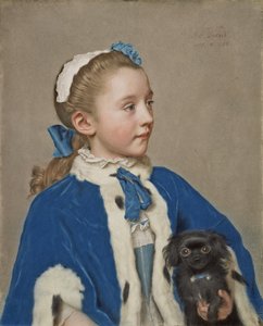 Ritratto di Maria Frederike van Reede-Athlone a Sette Anni da Jean Étienne Liotard