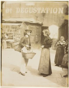 Venditore di cesti da Jean Eugène Auguste Atget