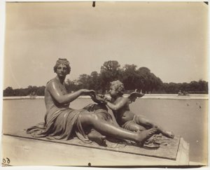 Versailles, angolo del parco da Jean Eugène Auguste Atget
