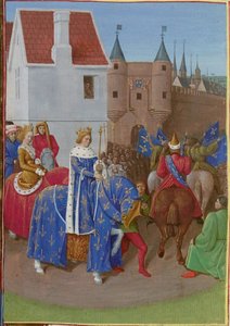 Ingresso di Giovanni II il Buono da Jean Fouquet