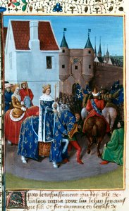Ingresso di Giovanni II a Parigi da Jean Fouquet