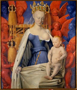 Madonna circondata da serafini e cherubini