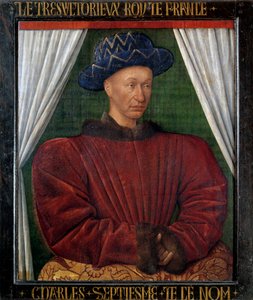 Ritratto di Carlo VII, Re di Francia da Jean Fouquet