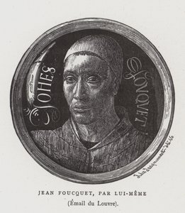 Autoritratto del pittore francese del XV secolo Jean Foucquet da Jean Fouquet