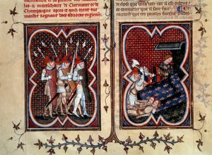 I marescialli Robert de Clermont e Jean de Conflans furono assassinati da Étienne Marcel (1315-1358) e i suoi uomini nella stanza del delfino Carlo (futuro Carlo V) al Palais de la Cité il 22 febbraio