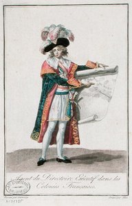 Agente coloniale francese durante il periodo del Direttorio da Jean Francois (after) Garneray