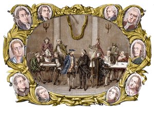 Il caffè Procope nel XVIII secolo da Jean Francois Badoureau