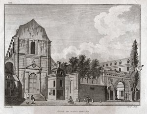 Chiesa dei Bianchi Mantelli, Parigi da Jean Francois Garneray