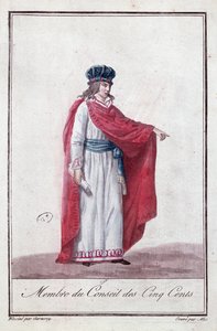 Membro del Consiglio dei Cinquecento durante il periodo del Direttorio, 1795-99 da Jean Francois Garneray