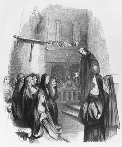 Abelardo che predica al Paracleto, illustrazione da 