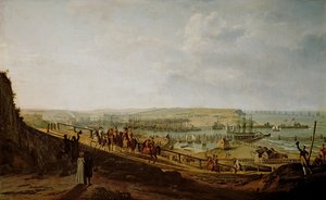 Napoleone I (1769-1821) visita il campo a Boulogne nel luglio 1804, 1806