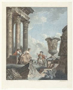 Rovine antiche da Jean Francois Janinet