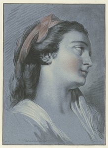 Testa di una giovane donna da Jean Francois Janinet
