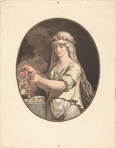 La giovane vestale da Jean Francois Janinet