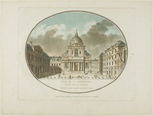 Vista sulla Sorbona da Jean Francois Janinet