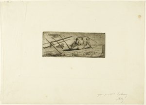 Una pecora che pascola da Jean Francois Millet
