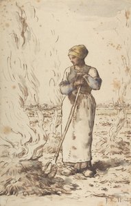 Una Donna che Brucia Erbacce, 1830-75