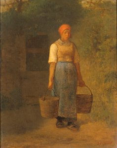 Ragazza che Porta Acqua da Jean Francois Millet